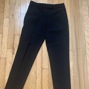 Theory Ibbey Ankle Pant in Admiral Crepe, Black Size P